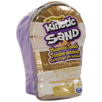 #ad Kinetic Sand Mummy Tomb with 6oz Brown Play Sand $3.98