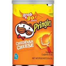 Pringles 2.5 Oz. Cheddar Cheese Chips 114720 Pack of 12 Pringles 114720