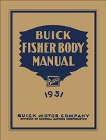 1931 Buick Nur Coupe Und Limousine Fisher Body Shop Manuell Reparatur Gesangbuch