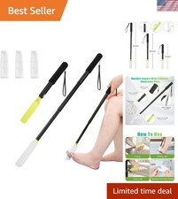 Toe Cleaning Brush,Foot Brush with Reusable Drying Covers.Foot Scrubber with ...