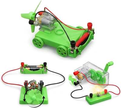 Physics Science Lab Learning Circuit Kit, Electricity Experiment Set,Diy DC Elec