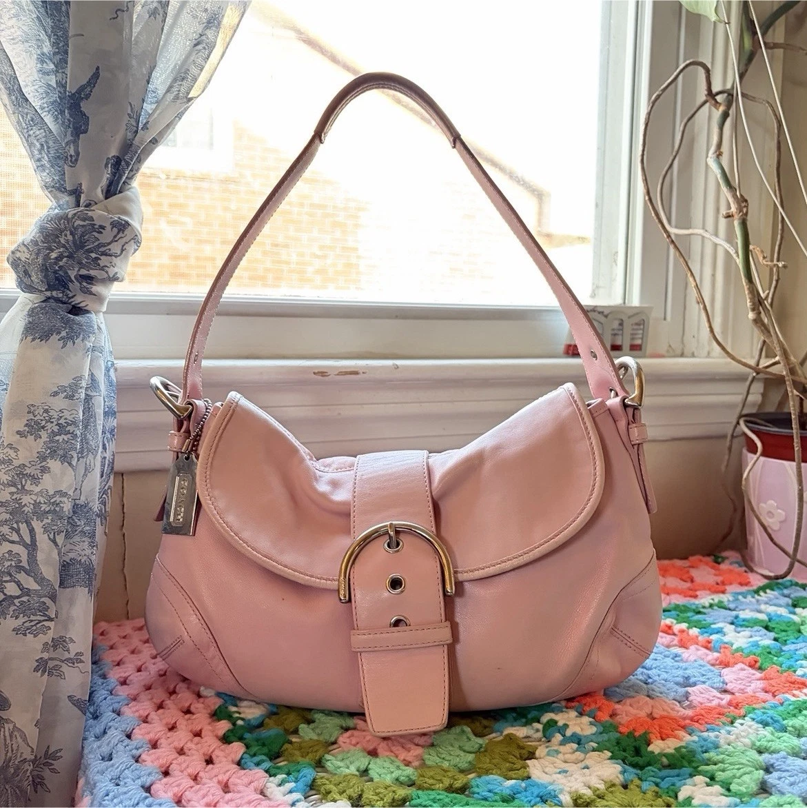 Coach Pink Soho Handbag | eBay