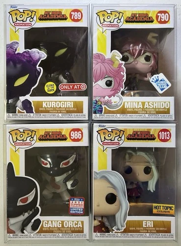Lot Of 4 - Funko Pop! Vinyl: My Hero Academia MHA 789 790 986 1013 W/ Protectors