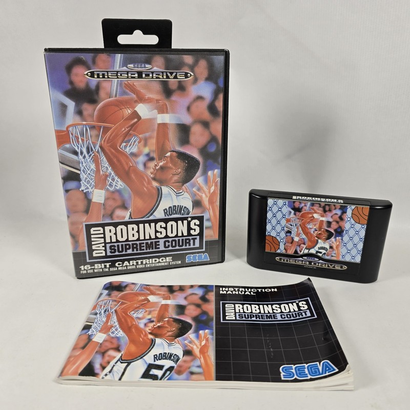 David Robinson's Supreme Court Sega Mega Drive Game PAL UK Complete