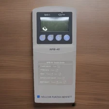 Nellcor Puritan Bennett NPB-40 Pulse Oximeter Works Case Inc., No Finger Clip
