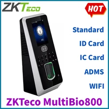 ZKTeco MultiBio800 Face Fingerprint RFID Reader Time Attendance Access Control