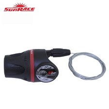 SunRace TSM37 Right Twist Shifter 6-Speed Index 2:1 Ratio 2100mm Cable & Housing