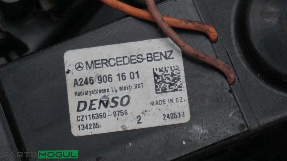 2014 Mercedes-Benz W117 CLA45 AMG AC A/C нагреватель воздуходувки двигатель вентилятор резистор OEM - Изображение 2 из 4