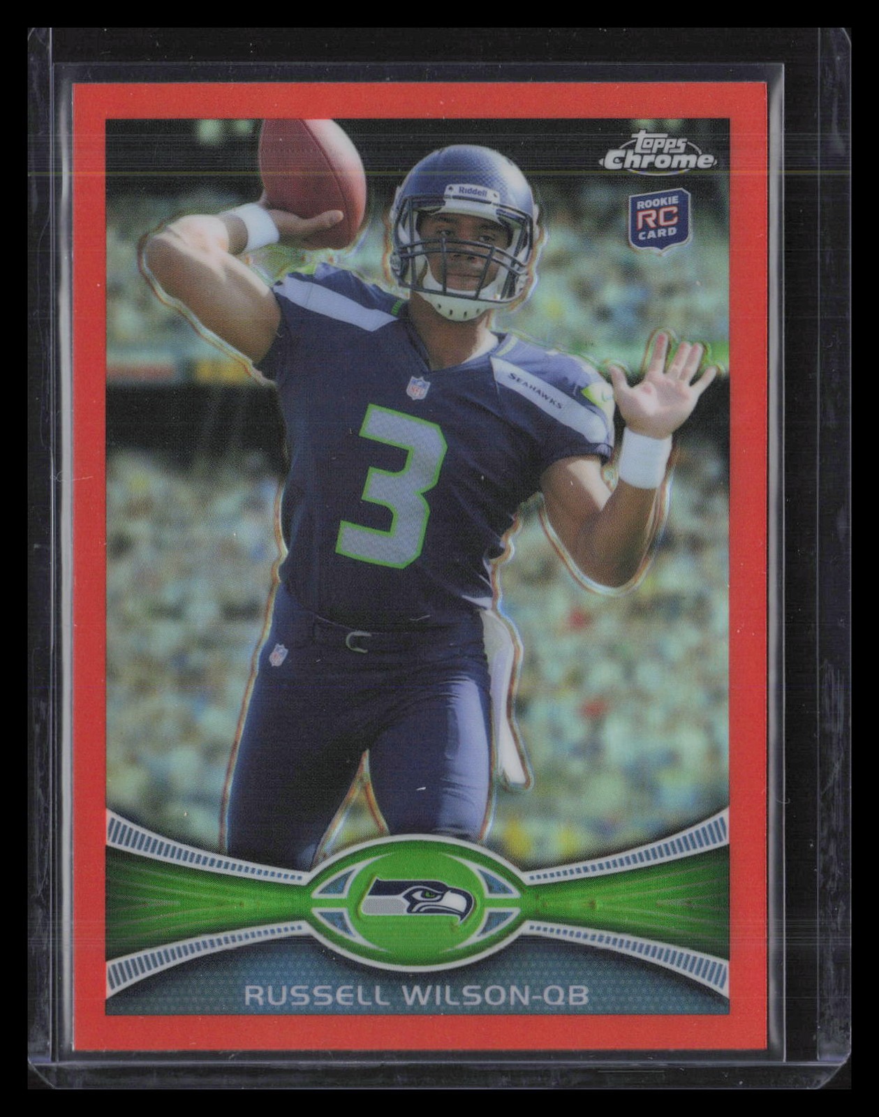 2012 Topps Chrome #40 Russell Wilson Orange Refractors