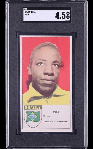 Pele 1962 Marca Stella card