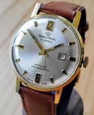 Arios Santima Vintage 1978 NOS Ungetragen Classic Dresswatch Herrenuhr