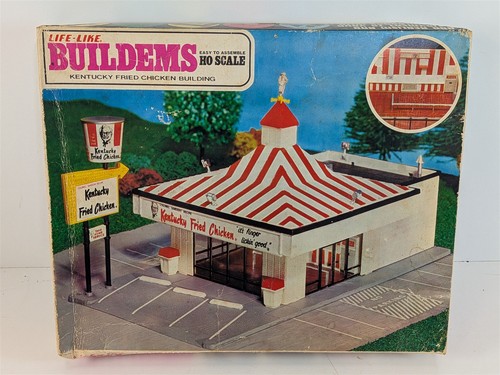 Kit de construcción Life-Like Buildems 01394 Kentucky Fried Chicken escala KFC HO | Zustand: Used