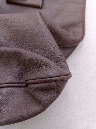 Emporio Armani Women's Bag Brown 100% Leather Shoulder Bag - Picture 6 of 7
