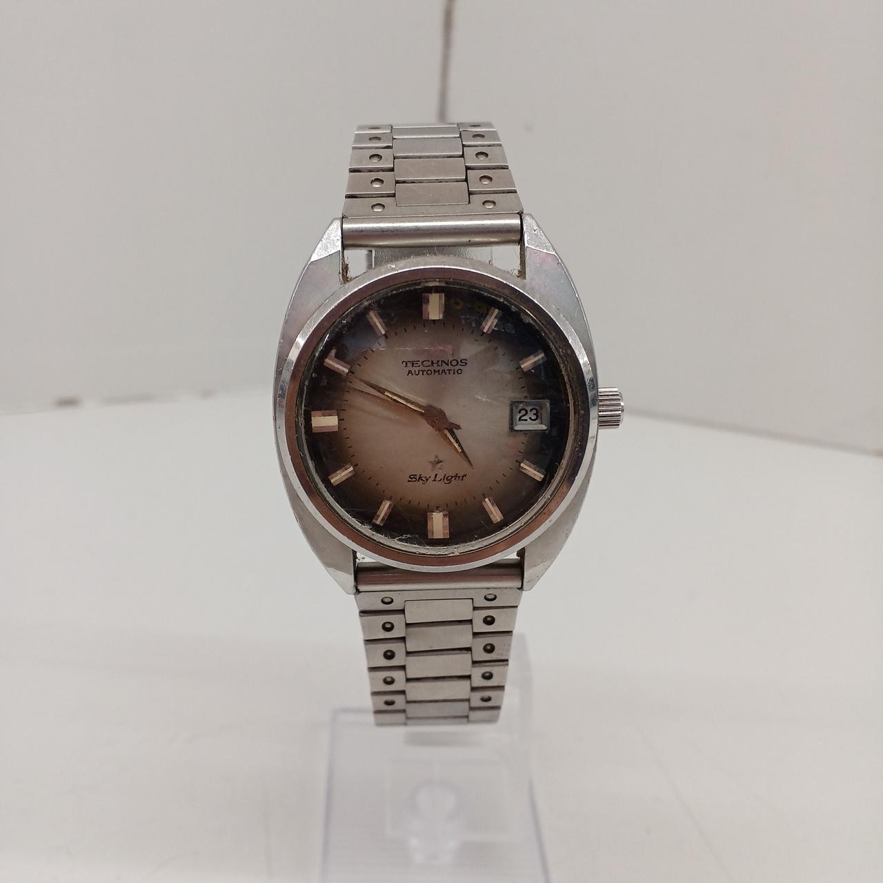 Technos SKY LIGHT Silver Shaved Automatic Watch, … - image 1