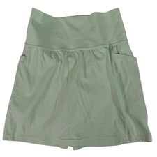 Athleta Green Salutation Stash Pocket 16.5" Skort Women's Size 2XS