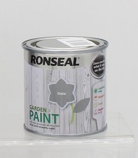 250ml Ronseal Garden Paint Brick, Wood, Stone, Metal Choice of 6 Colours Outdoor