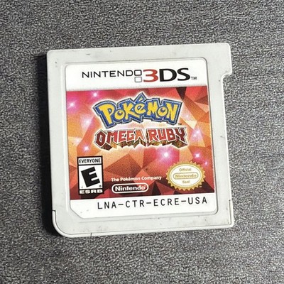 Pokemon Omega Ruby Nintendo 3DS Game Cartridge - Tested Working