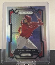 2024 Panini Prizm - Justin Crawford #180 Silver Prizm (RC)