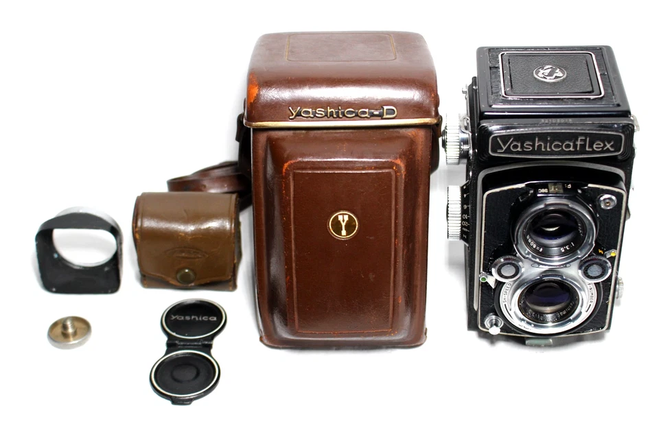 Все работает [Exc + 5] Yashicaflex новый B 6 x 6 TLR камеры Yashikor 80 мм f3.5 из Японии - Изображение 2 из 4