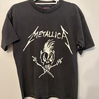 Vintage 1993 Metallica No where else to roam europe world tour shirt rare band t