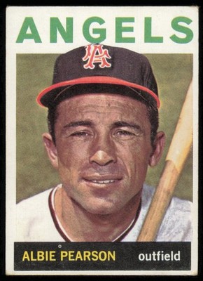 1964 TOPPS ALBIE PEARSON LOS ANGELES ANGELS #110 VG/EX