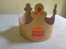 NEW Burger King paper crown, one crown shipped in a box