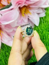 Oval Cut London Blue Topaz 925 Sterling Silver Ring Gift For Her Engagement Ring