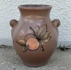 WELLER POTTERY RARE ONE OF A KIND VASE....ARTIST SIGNED!