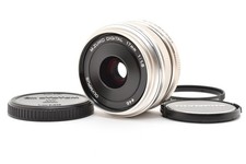 OLYMPUS M.ZUIKO Digital 17mm f/1.8 Wide Angle Prime Lens Silver OM SYSTEM
