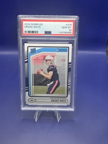 2024 Panini Donruss - Rated Rookie Drake Maye #379 (RC) GEM MT 10