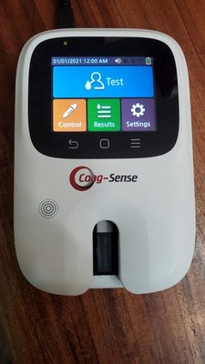 Coag-Sense Digital Prothrombin Time PT/INR Monitoring System Meter Kit