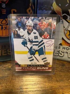 2022-23 UPPER DECK EXTENDED SERIES NICK CICEK YOUNG GUNS CANVAS #C367