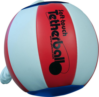 Soft Touch Tetherball with 7' Nylon Cord and Clip
