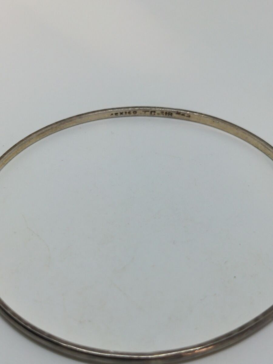 Vintage Sterling Silver 925 Mexico Bangle Bracelet 8 Vintage Sterling Silver 925 Mexico Bangle Bracelet 8