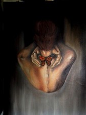 Quadro olio su tela: Elegante Astratto Contemporaneo - Arte Originale Unica 