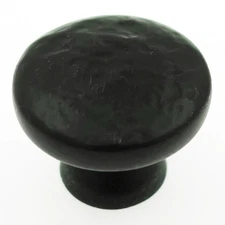 1 1/8" Inch Round Oil Rubbed Bronze Kitchen Cabinet Knob Pull Handles Vanity