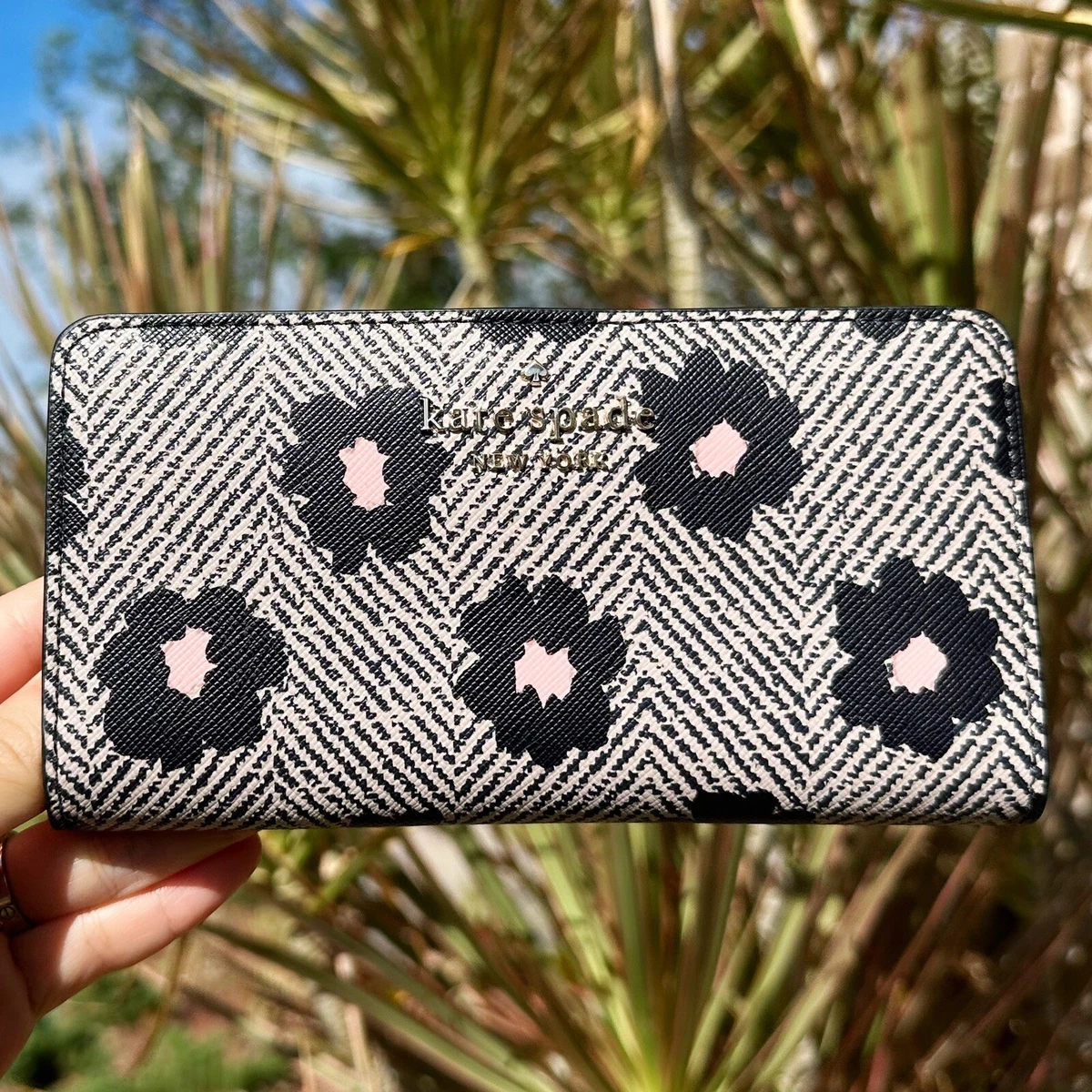Kate spade black pink wallet Clearance