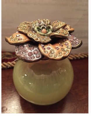 New In Box Jay Strongwater Flower Perfume Bottle | eBay