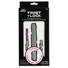 Susan Bates Twist  Lock Intchg Crochet Hook Starter Set Size G6/4mm 12706S3