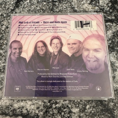 Phil Lesh and Friends There and Back Again CD 2002 Rock Album Grateful Dead - Imagen 2 de 3