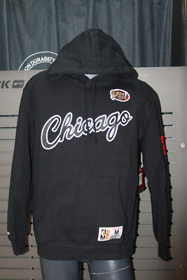 Mitchell&Ness CHICAGO BULLS Game Time Fleece Hoody schwarz