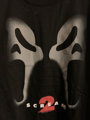 Vintage Stanley Desantis Scream 2 Movie Promo Shirt XL Ghostface  