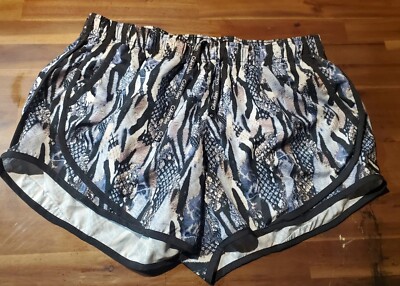 Womens Athletic Shorts Plus Size Large Calvin Klein Tiger
