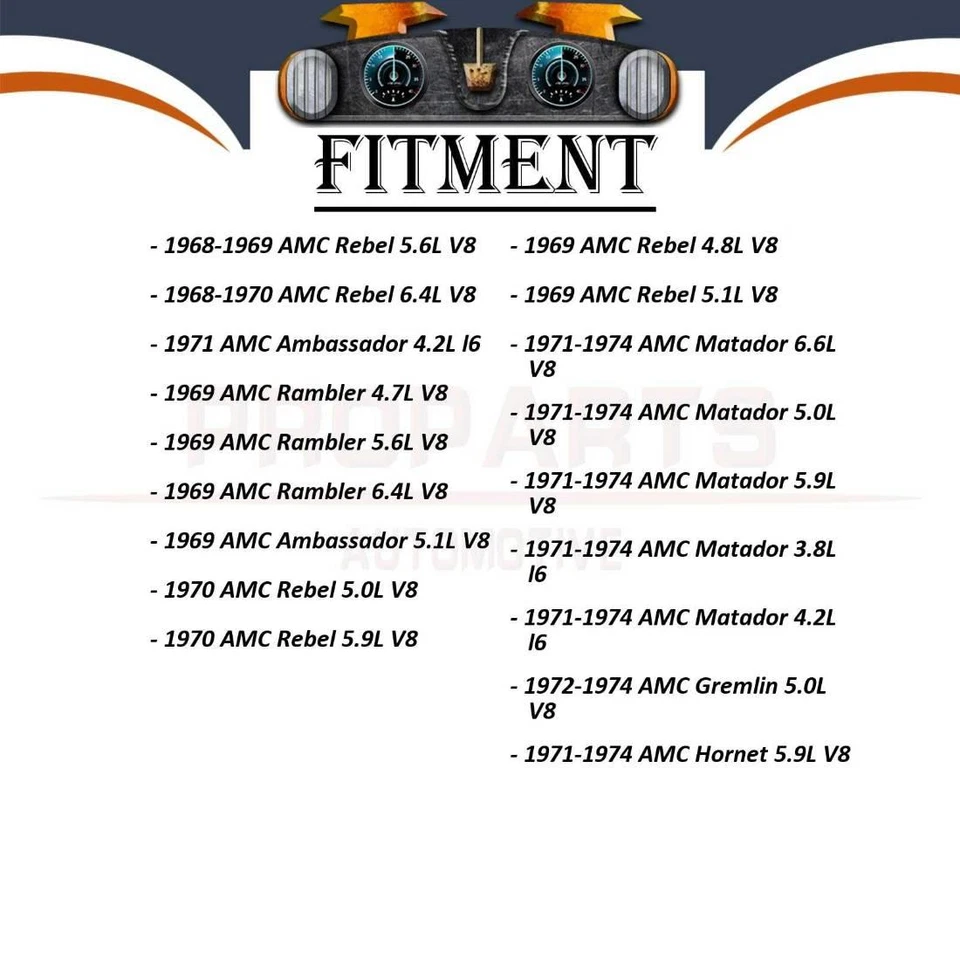 1x Bomba de dirección asistida para AMC Hornet 4,2 L 1973-1974 Foto 3 de 4