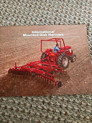 International Harvester Mounted Disk Harrows For 1973 Brochure FCCA25