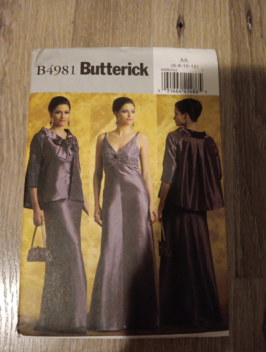 butterick evening dress patterns P6796F27-1950s LOVELY Dress Pattern BUTTERICK 6796 Day or Pa
