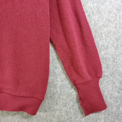 Par Four Cardigan Sweater Men Extra Large Marron Knit Button-Up V-Neck Wide Cuff - Picture 5 of 13