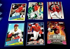 2020 TOPPS SHOHEI OHTANI BLUE WALMART 2011 1985 + 4 REFRACTOR PURPLE 