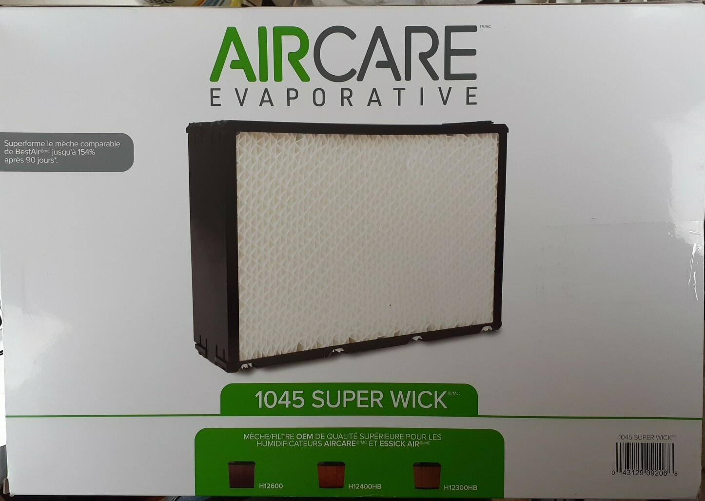Aircare & Essick Air 1045 Super Wick Humidifier Water Filter New in Box
