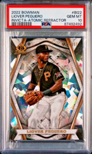 LIOVER PEGUERO 2022 BOWMAN INVICTA [ATOMIC REFRACTOR 129/150]--PSA 10--PIRATES